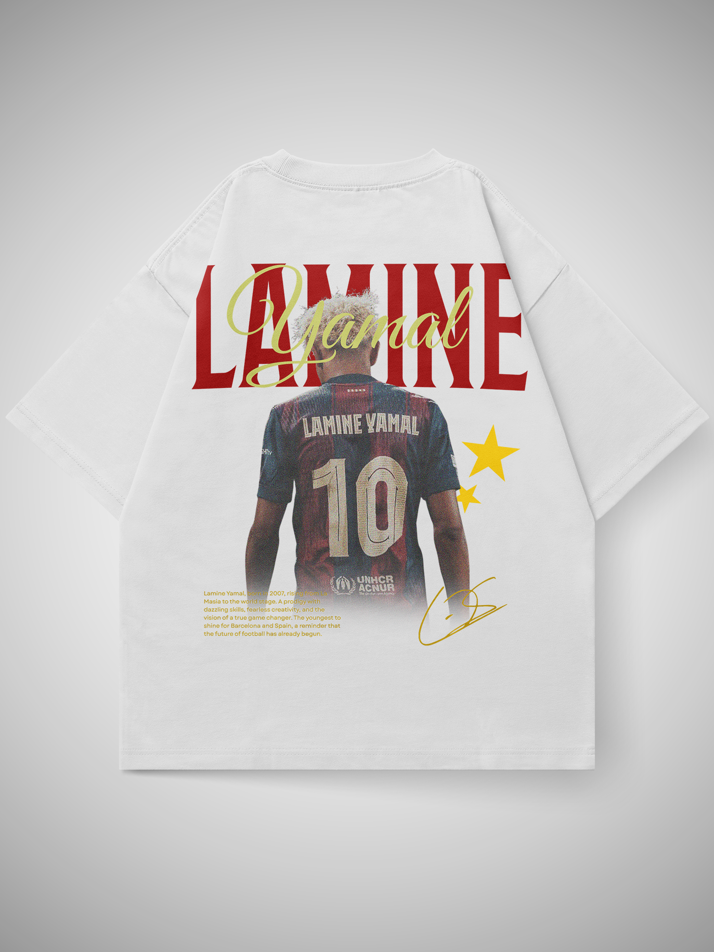 Lamine Yamal Back Oversized Shirt