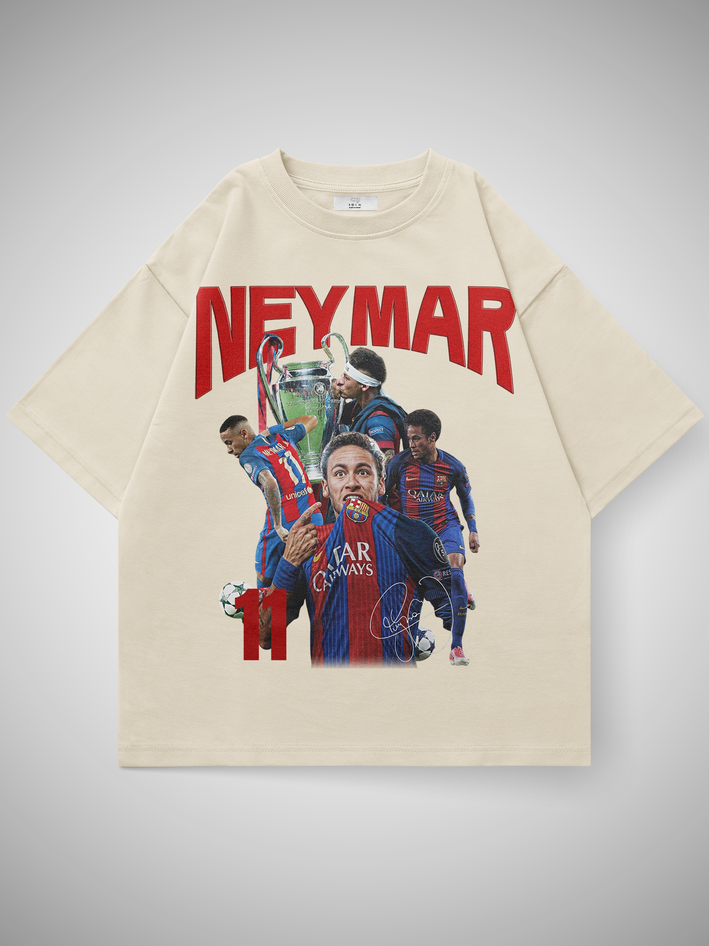 Neymar Barcelona Oversized Shirt
