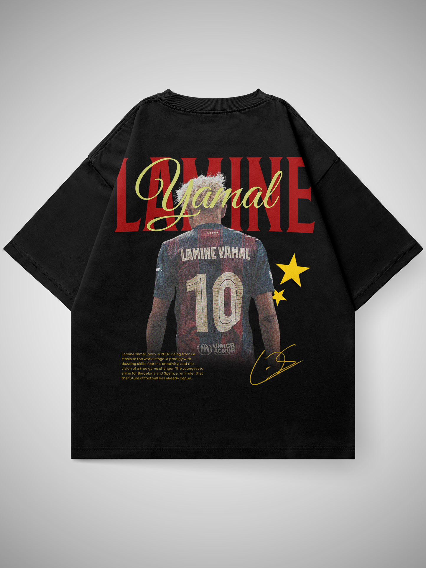 Lamine Yamal Back Oversized Shirt
