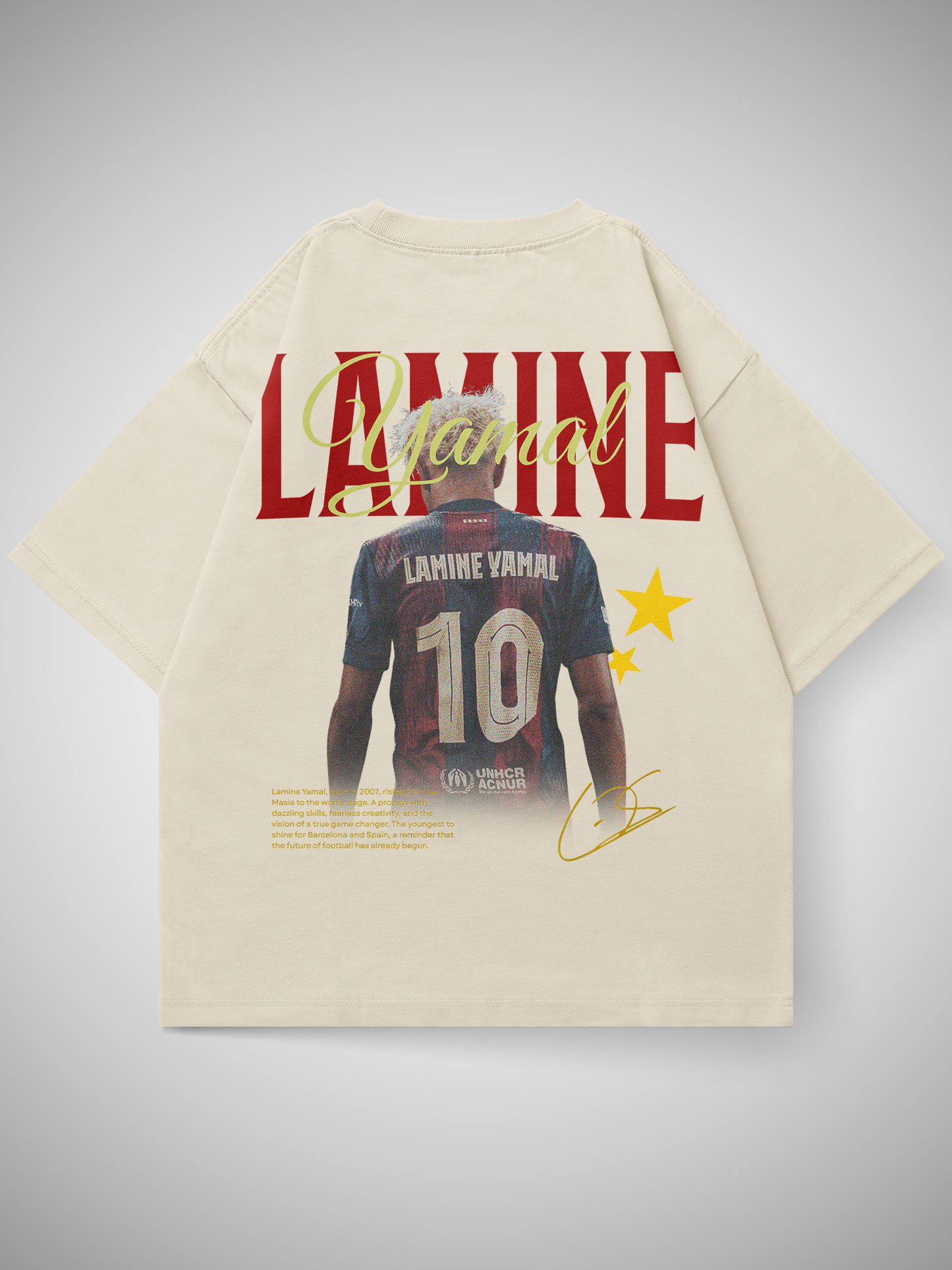 Lamine Yamal Back Oversized Shirt